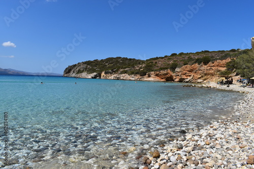 beach landscape of mediterranean sea