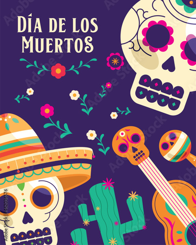 day of dead card