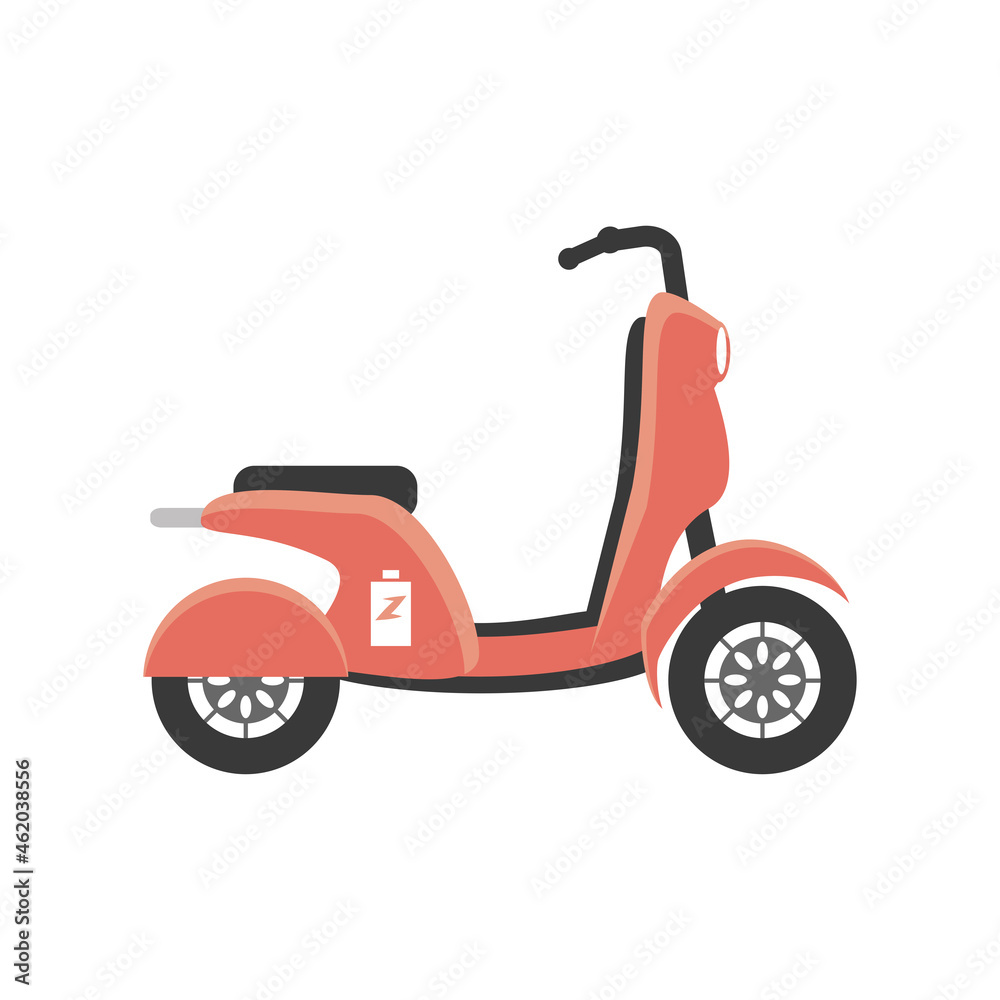 Obraz premium pink electric motorcycle