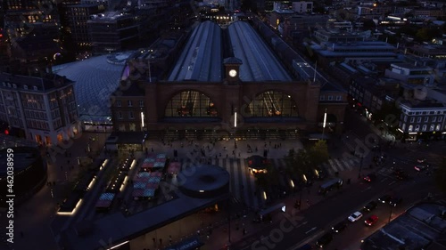 Aerial View Of London, King's Cross St. Pancras, United Kingdom