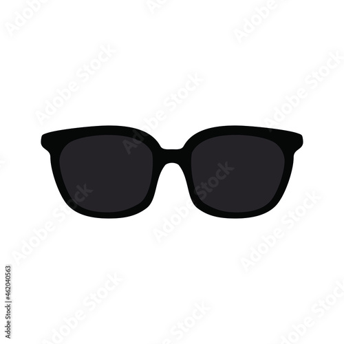 Black frame sun glasses. Hipster, nerd, smart, stylish.