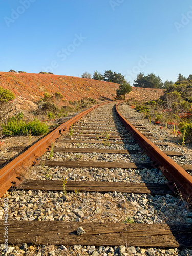 Train tracks near Monterey
