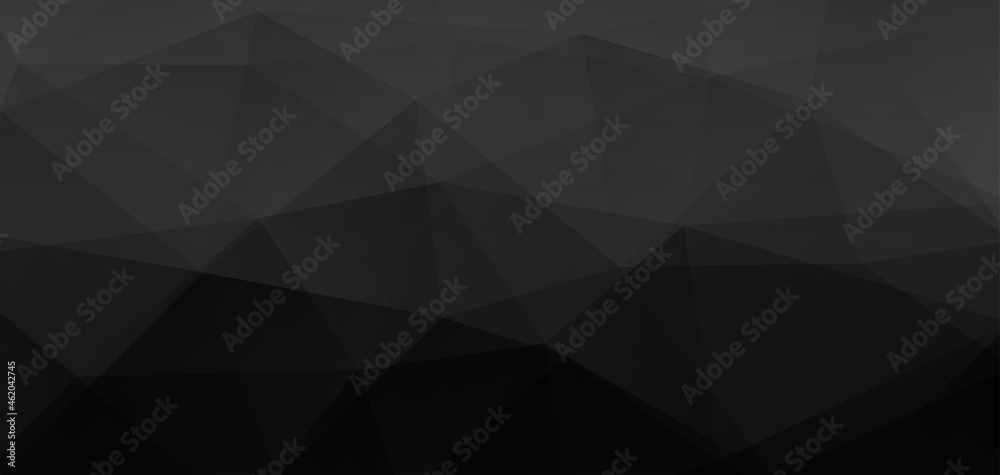 Abstract black polygonal texture background. Abstract black polygonal texture background.