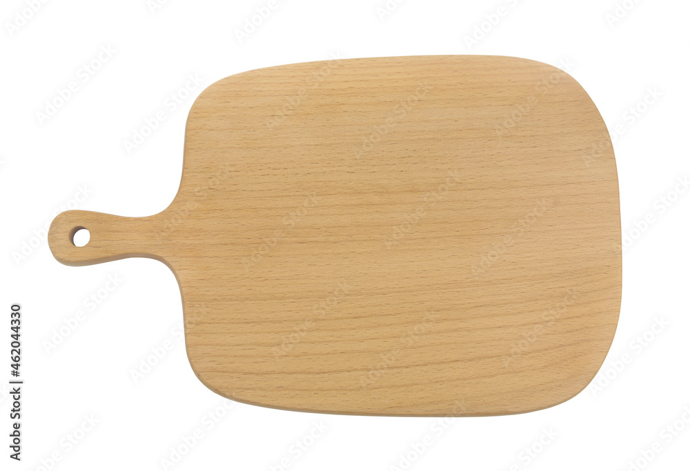 Wooden cutting board isolated on white background Wooden cutting board isolated on white background