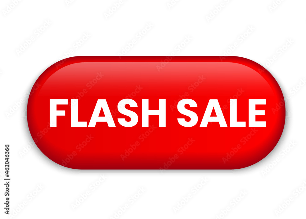 Flash sale Template - Vector Editable Illustration
