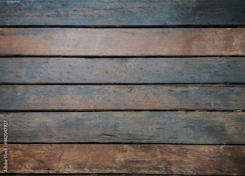 Fototapeta Naklejka Na Ścianę i Meble -  close-up photo of wooden planks Rustic old wood material texture background wallpaper concept..