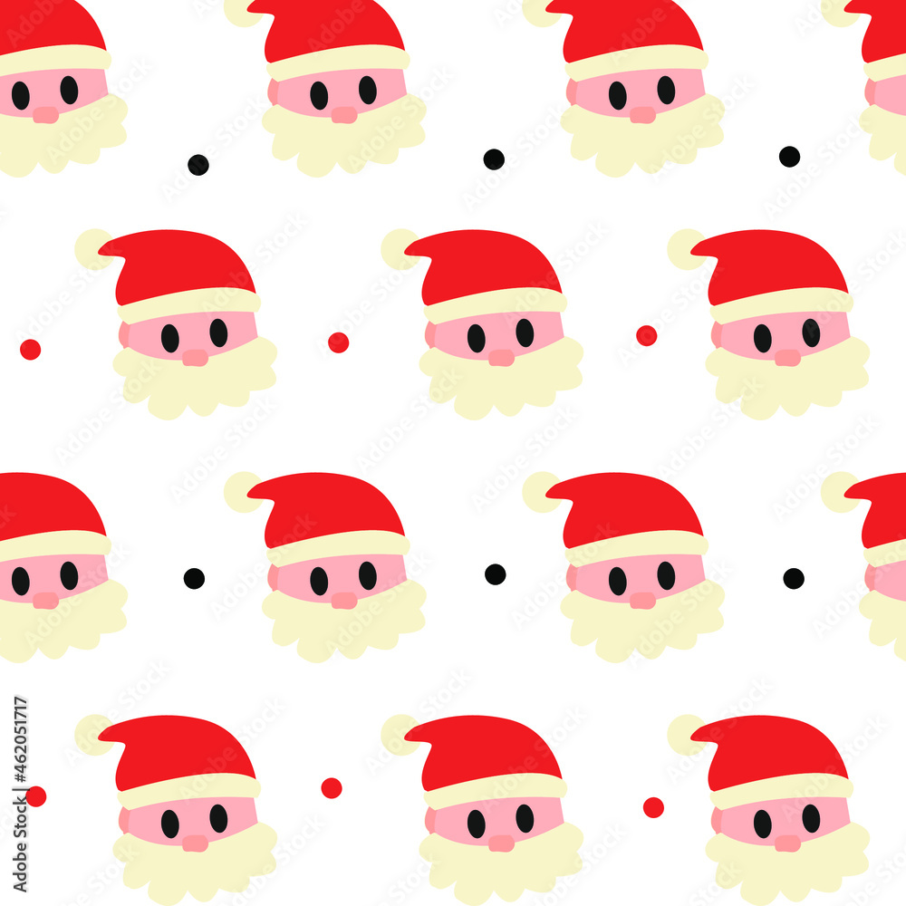 Santa Claus pattern background. Vector illustration. Santa Claus pattern background. Vector illustration.