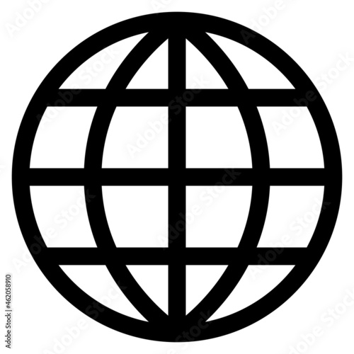 地球　シンプルなアイコン