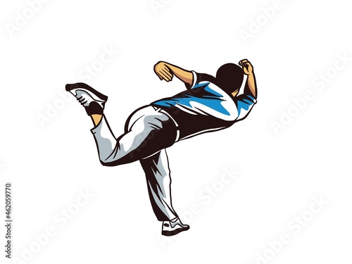 vector set of bowling logos, emblems and design elements