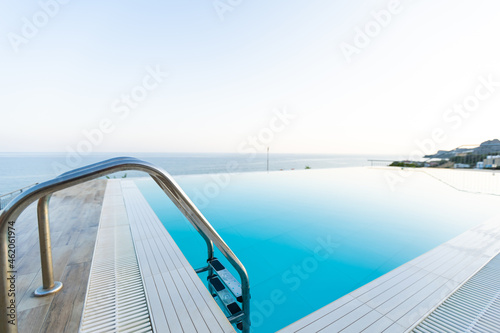 Swimming pool of luxury hotel © Angelov