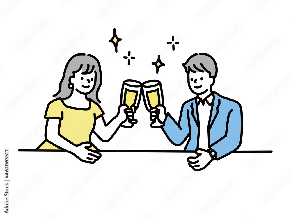 お酒を飲むイラスト パーティー 乾杯 お祝い 合コン お見合い ディナー カップル 夫婦 ワイン 記念日 オシャレ Drinking Illustration Party Toast Celebration Gokon Matchmaking Dinner Couple Wine Anniversary Stylish Stock Vektorgrafik お酒を飲むイラスト パーティー 乾杯 お祝い 合コン お見合い ディナー カップル 夫婦 ワイン 記念日 オシャレ Drinking Illustration Party Toast Celebration Gokon Matchmaking Dinner Couple Wine Anniversary Stylish Stock Vektorgrafik