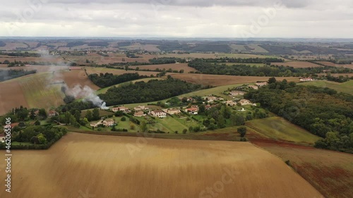 Wallpaper Mural Typical landscape of Lauragais, near Toulouse, in Haute Garonne, Occitanie, France Torontodigital.ca
