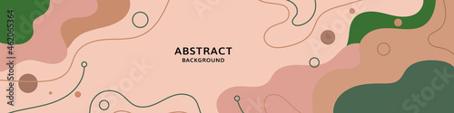 Modern stylish background with abstract flowing elements and dynamic geometric shapes. 