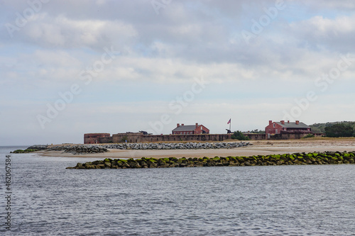 Canvas Print Amelia Island, Florida, USA: Fort Clinch, a 19th-century coastal fort located in Fort Clinch State Park
