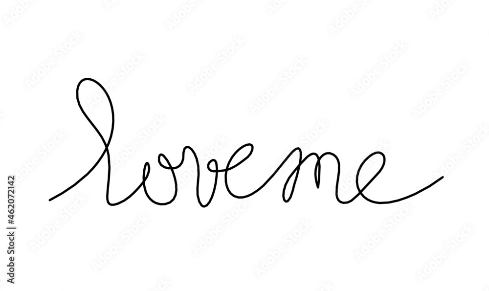 Calligraphic inscription of word Calligraphic inscription of word