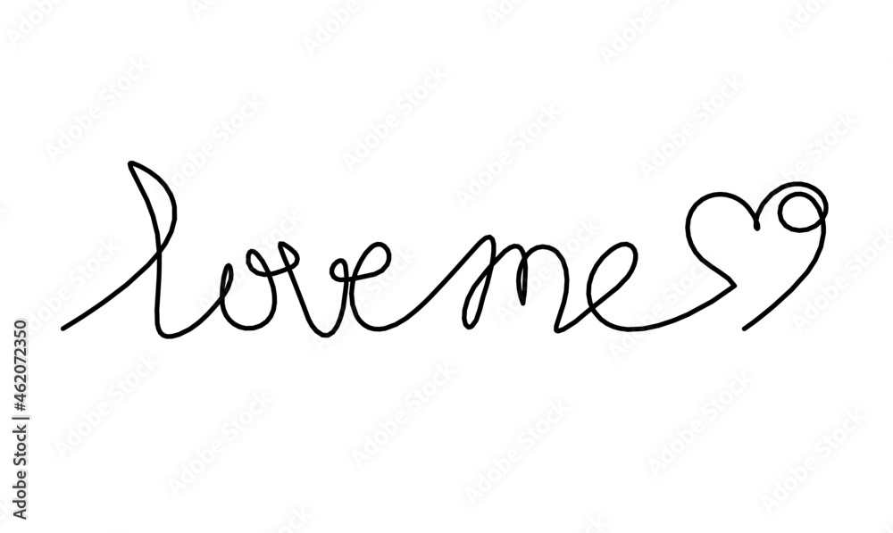 Calligraphic inscription of word Calligraphic inscription of word