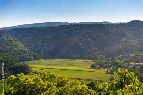 Landscape from old town Buzet