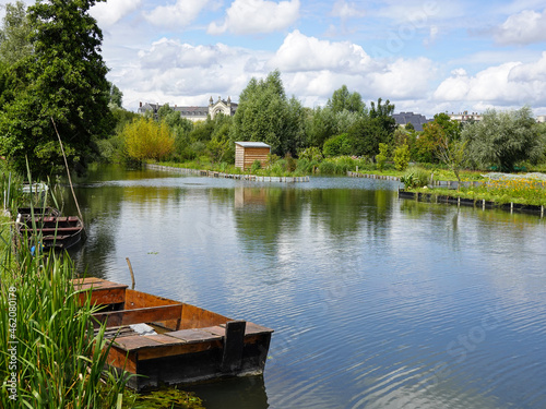 Walk in the marshes of the city of Bourges.
