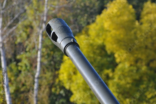 machine gun in the park