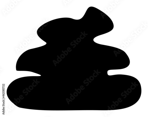 Shit vector icon. A flat illustration design used for shit icon, on a white background.
