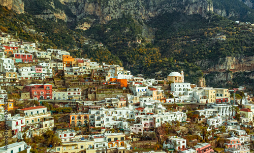 Wallpaper Mural Panoramic view of  town of Capri, Italy Torontodigital.ca