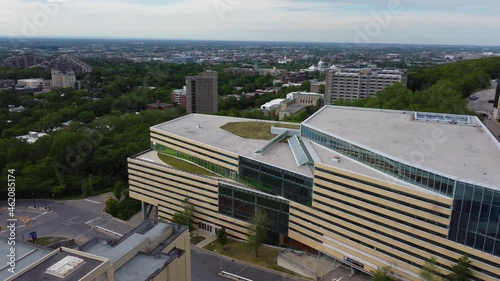 Aerial footage of Université de Montréal, Polytechnique Montréal, Pavillon Lassonde photo
