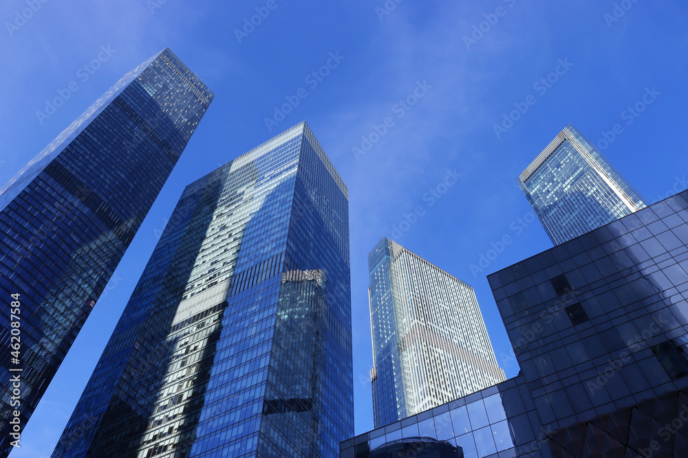 Skyscapers in the city. The financial center of Moscow Skyscapers in the city. The financial center of Moscow