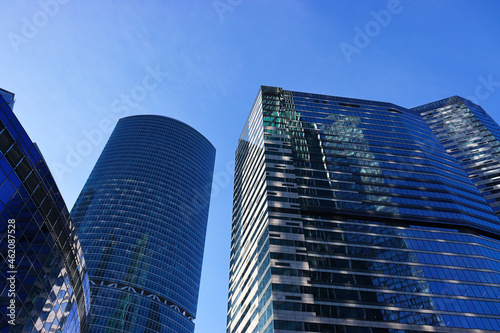 Skyscapers in the city. The financial center of Moscow