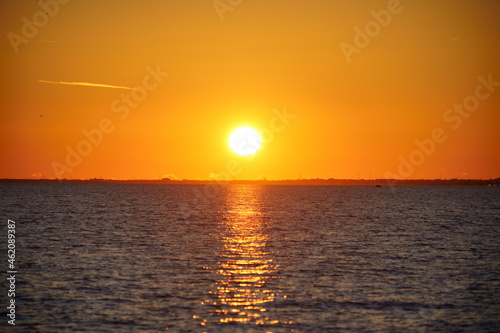 Florida Tampa bay sun set landscape 