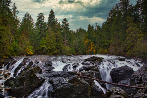 Englishman River Falls Provincial Park, Parksville, Vancouver Island, Bc photo