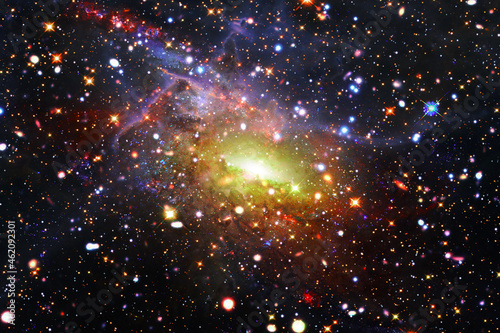 Galaxy and stars. The elements of this image furnished by NASA.