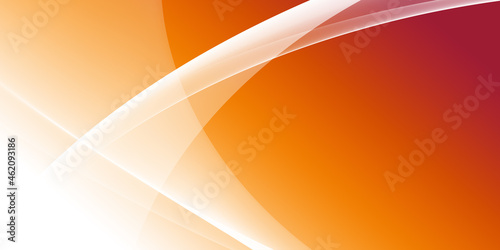 Orange soft curved abstract background 