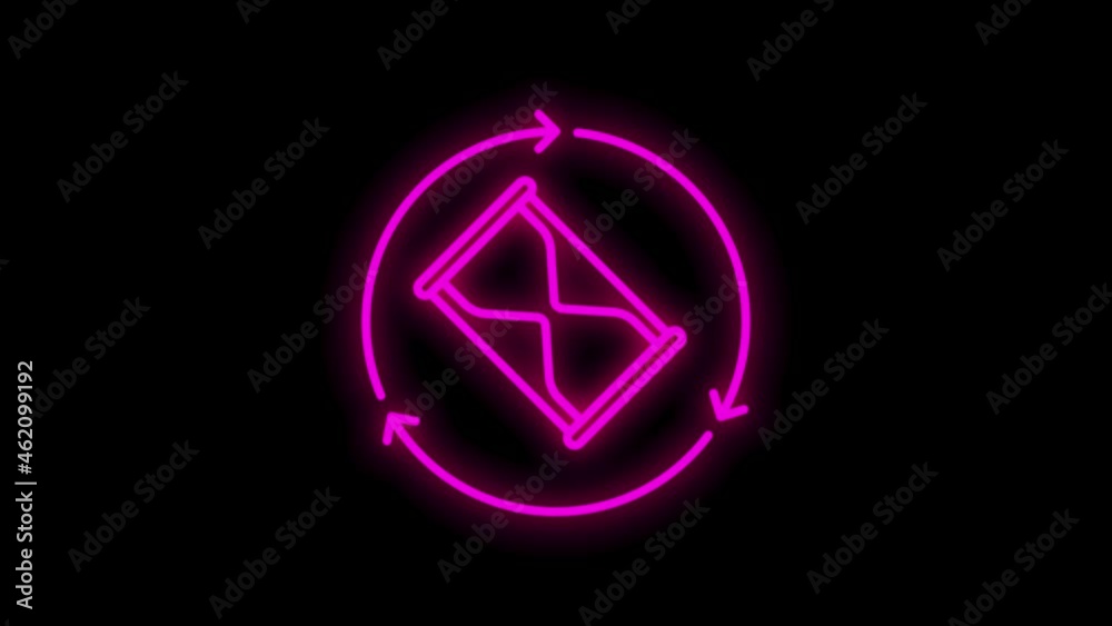 Simple of time related motion neon line icon. Contains such Icons as timer, speed, alarm, restore, time management, calendar and more. Motion graphic. Simple of time related motion neon line icon. Contains such Icons as timer, speed, alarm, restore, time management, calendar and more. Motion graphic.