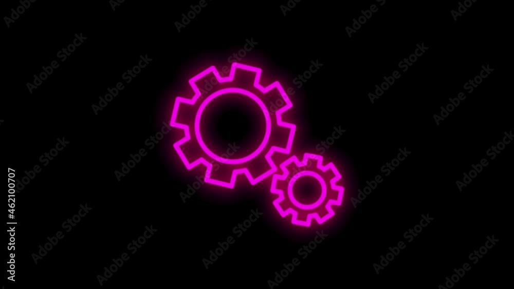 CONSTRUCTION line neon icon of for modern concepts, web and apps on white background. Motion graphic. CONSTRUCTION line neon icon of for modern concepts, web and apps on white background. Motion graphic.
