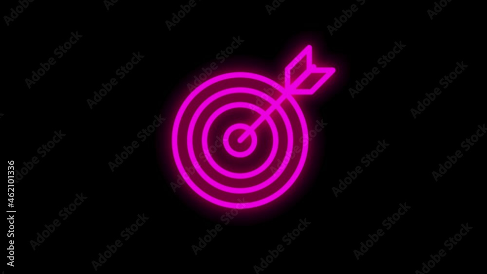 Business and finance line neon icon of for modern concepts, web and apps on white background. Motion graphic. Business and finance line neon icon of for modern concepts, web and apps on white background. Motion graphic.