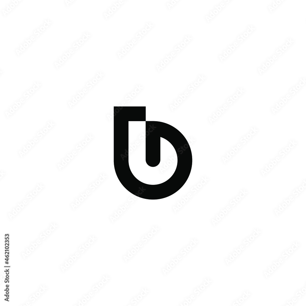 b latter vector logo abstrack