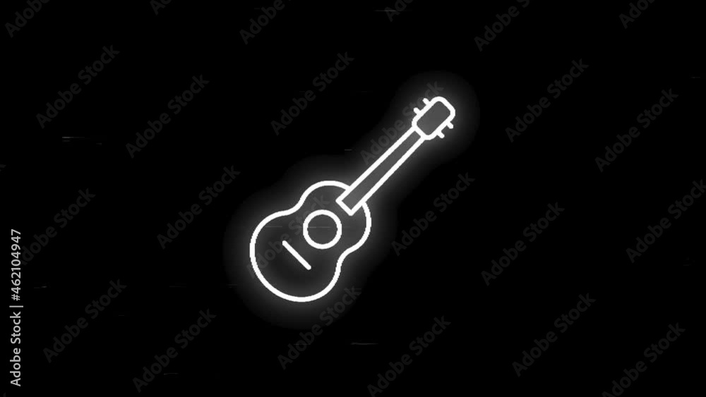 MUSIC glitch icon with line design isolated on white background. Motion graphic. MUSIC glitch icon with line design isolated on white background. Motion graphic.