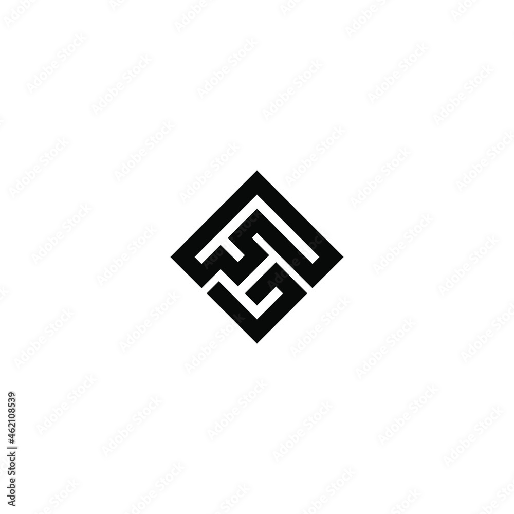 fg latter vector logo abstrack