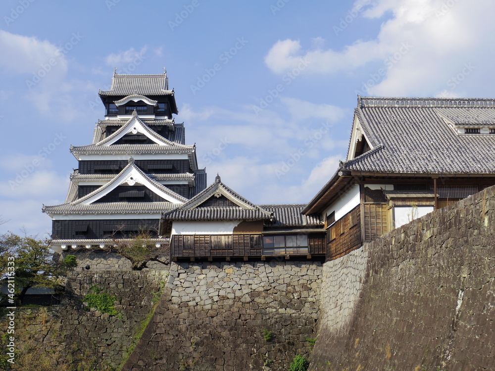 Obraz premium 熊本城(熊本県熊本市)