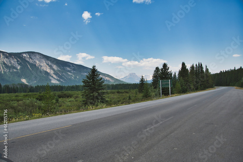 A view of the Bow Valley Parkway.   Banff National Park,  AB Canada  © haseg77