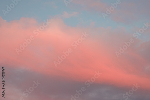 ピンクと水色の空 Pink and light blue sky © RyoAnna