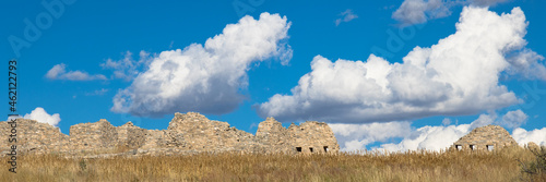 Фотография Ultrawide panorama of Gran Quivira Mission at Salinas Pueblo Missions National M