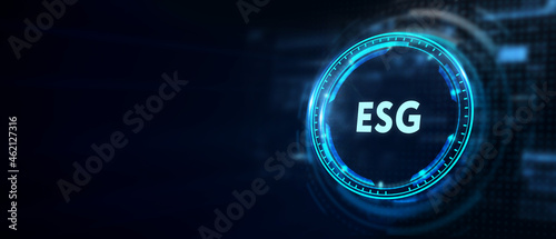 Fotografie ESG environmental social governance business strategy investing concept
