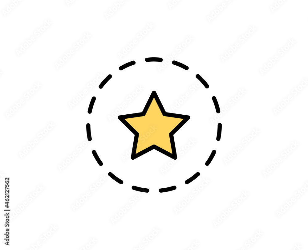 Star premium line icon. Simple high quality pictogram. Modern outline style icons. Stroke vector illustration on a white background. Star premium line icon. Simple high quality pictogram. Modern outline style icons. Stroke vector illustration on a white background.