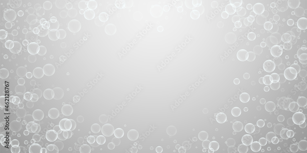 Random soap bubbles abstract background. Blowing b Random soap bubbles abstract background. Blowing b
