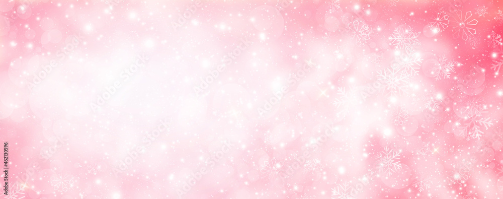 Abstract Winter Gradient Pink Sky With Shining Star Background. Colorful Universal Concept. Abstract Winter Gradient Pink Sky With Shining Star Background. Colorful Universal Concept.