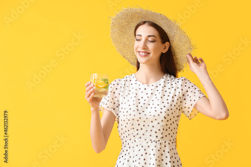 Beautiful young woman with ...