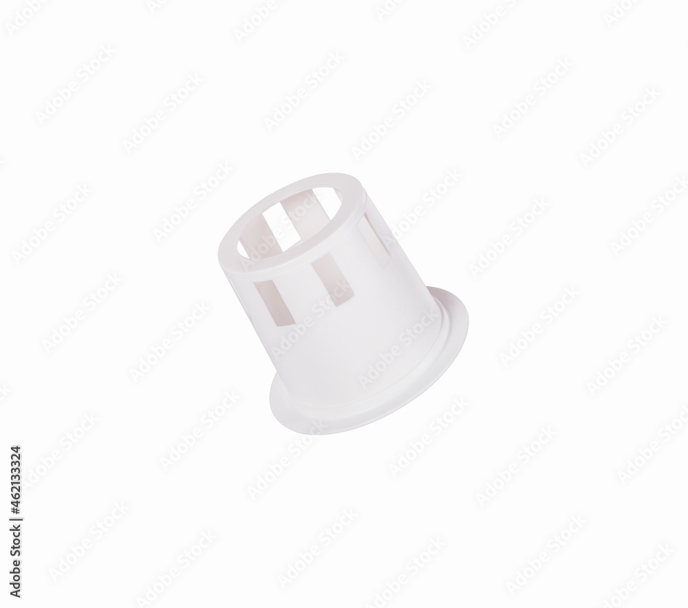 Empty plastic seedling pot isolated on white background Empty plastic seedling pot isolated on white background