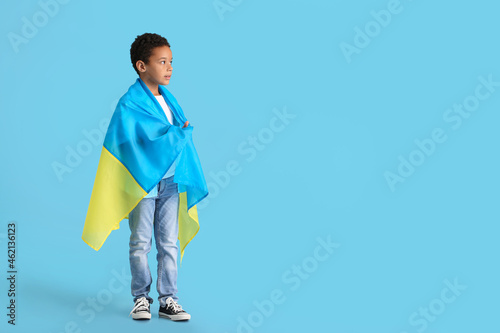 African boy with Ukrainian ...