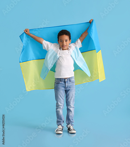 African boy with Ukrainian ...